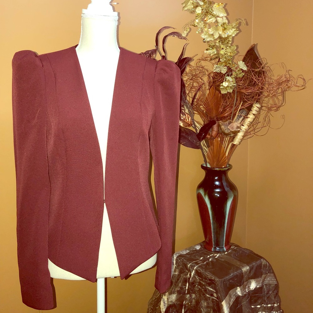 ⛔️SOLD⛔️Express Maroon Blazer NWT - Picture 1 of 4